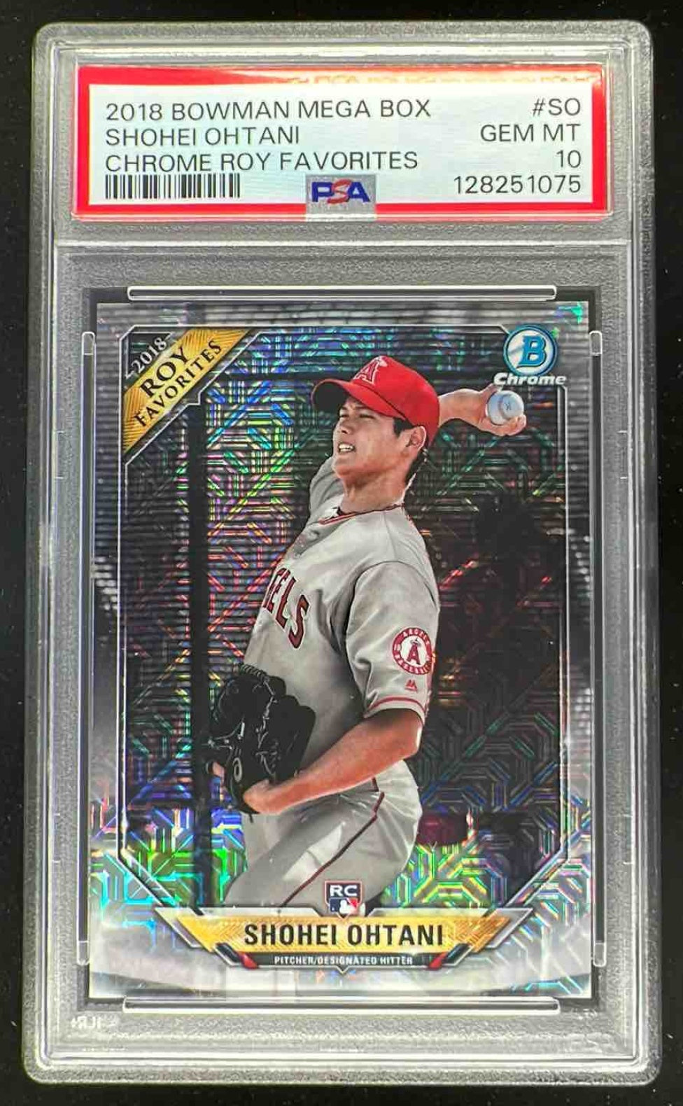 2018 Bowman Platinum With Glove Purple Shohei Ohtani ROOKIE /250