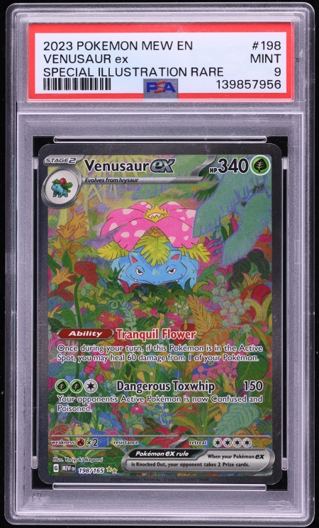 2023 Pokemon Scarlet & Violet 151 SIR Venusaur ex #198 PSA 9 MINT