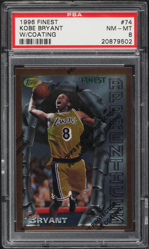 1996 Topps Chrome Kobe Bryant ROOKIE #138 PSA 9 MINT on Fanatics