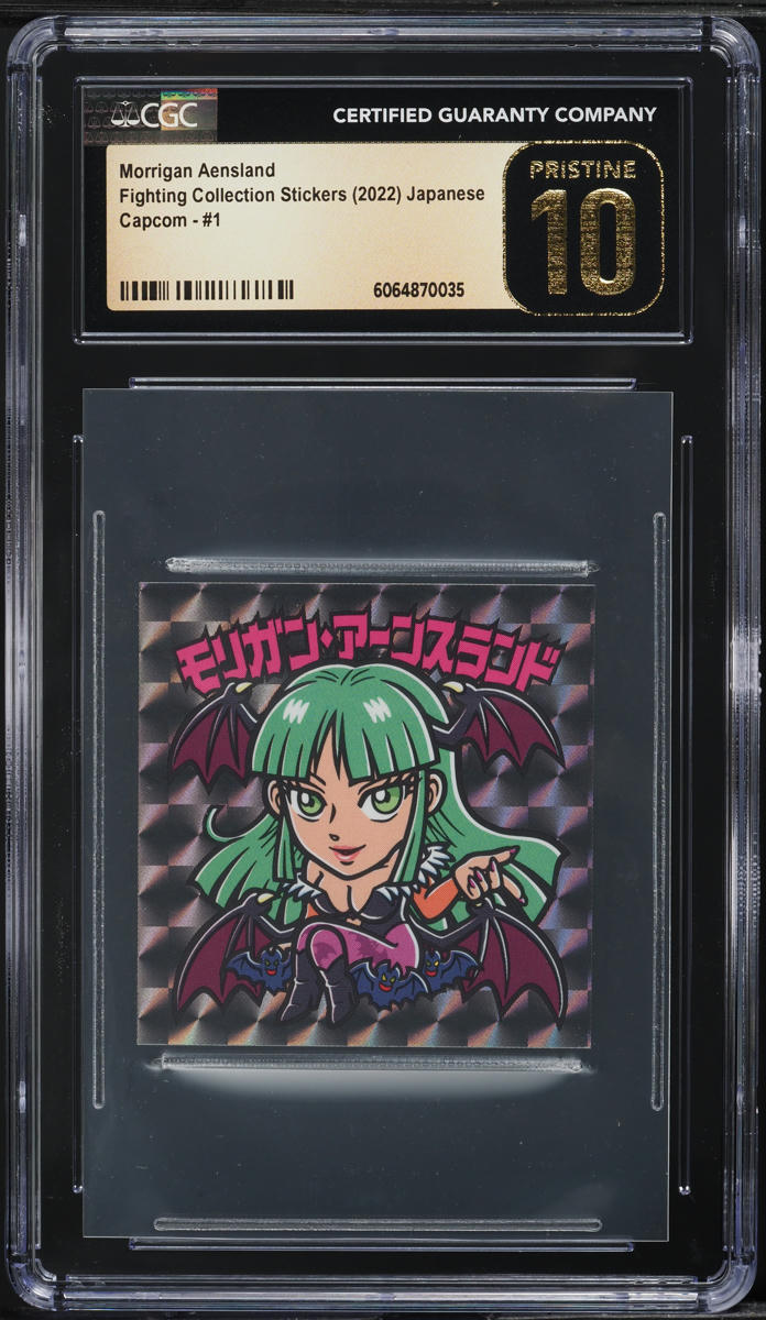2022 Capcom Japanese Fighting Collection Stickers Morrigan Aensland #1 ...