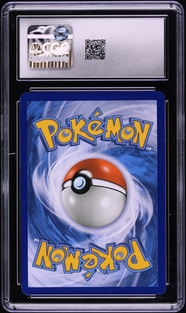 2019 Pokemon Sun & Moon Team Up Dragon Tin Cosmic Holo Dragonite #119 CGC 8 NM-MT