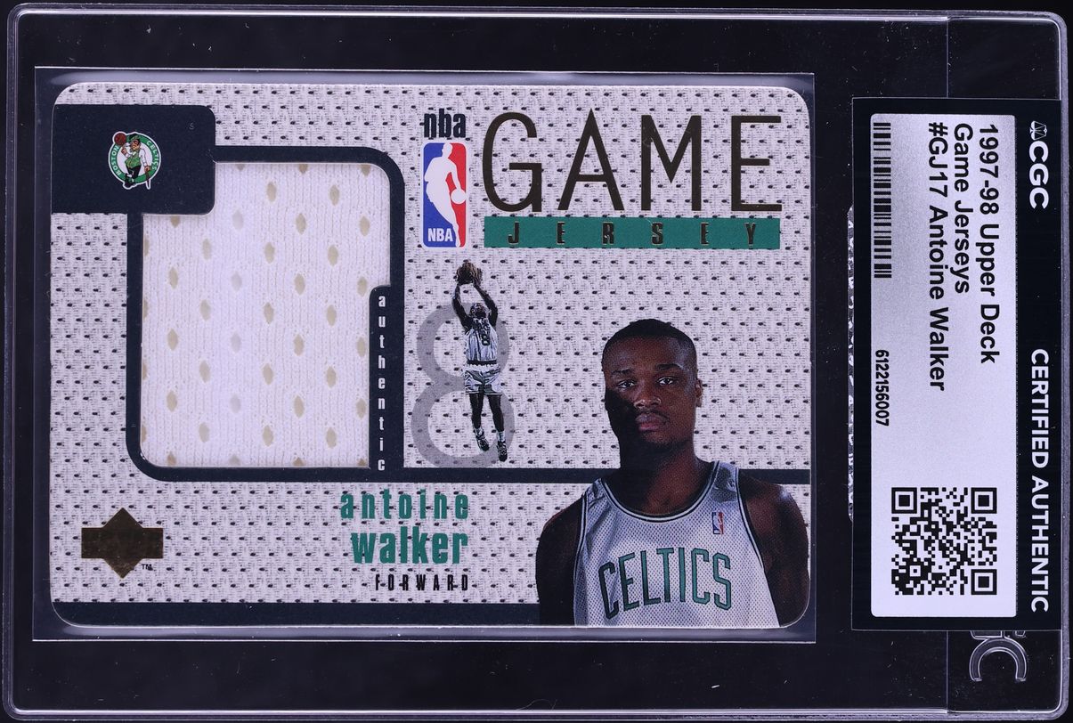 1997 Upper Deck Game Jerseys Antoine Walker PATCH #GJ17 CGC AUTH - Photo 1