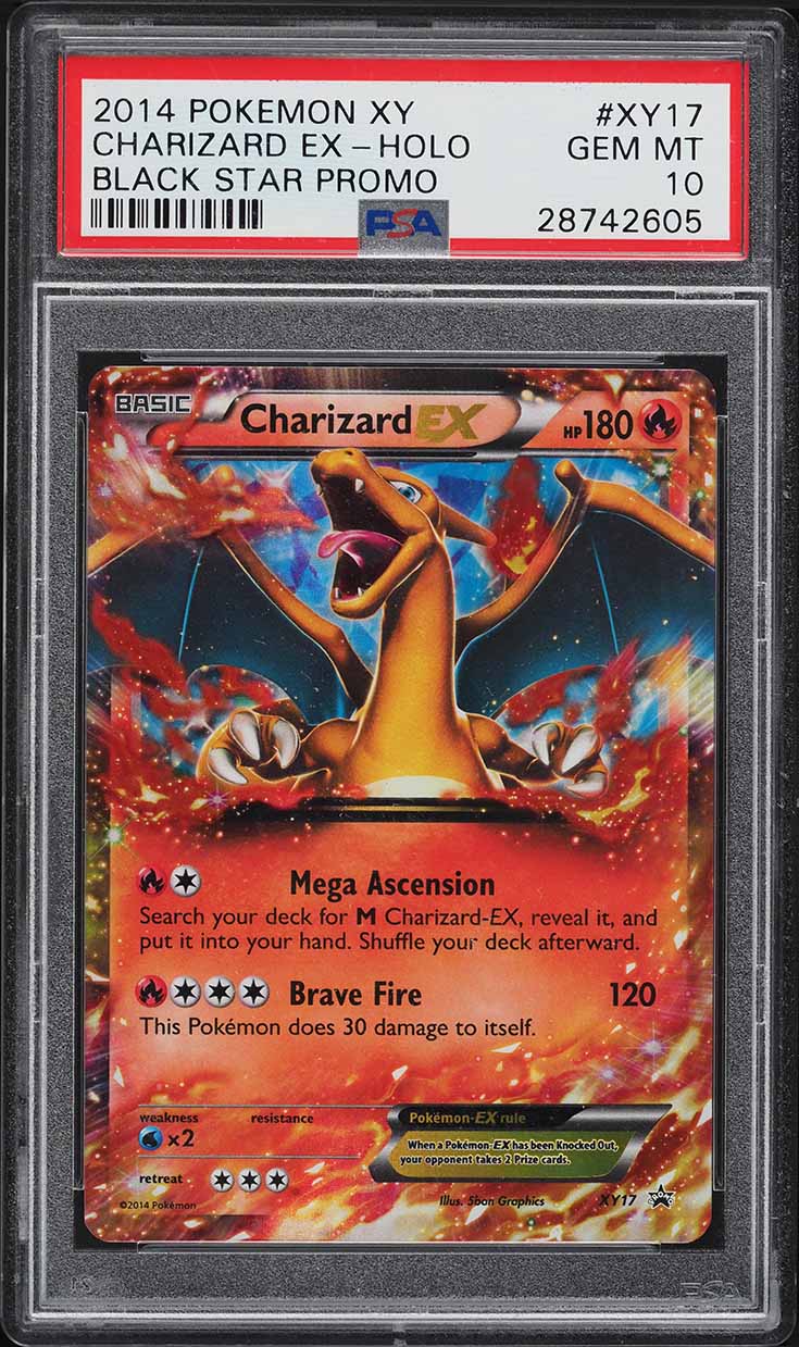 2014 Pokemon XY Black Star Promo EX Holo Charizard #XY17 PSA 10 GEM MINT