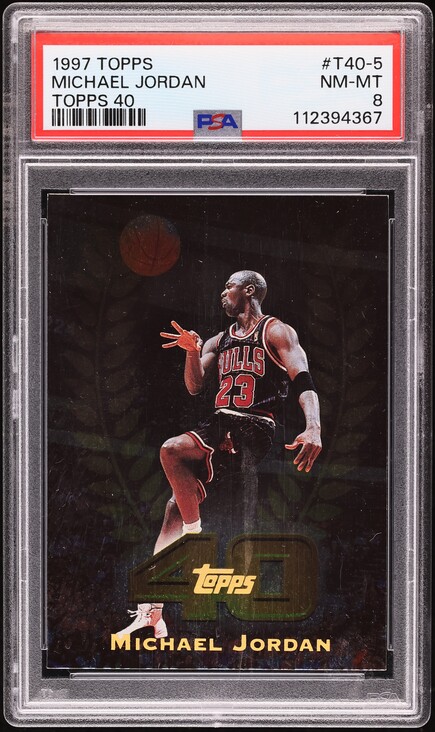 1997 Bowman's Best Michael Jordan #60 PSA 9 MINT on Fanatics Collect