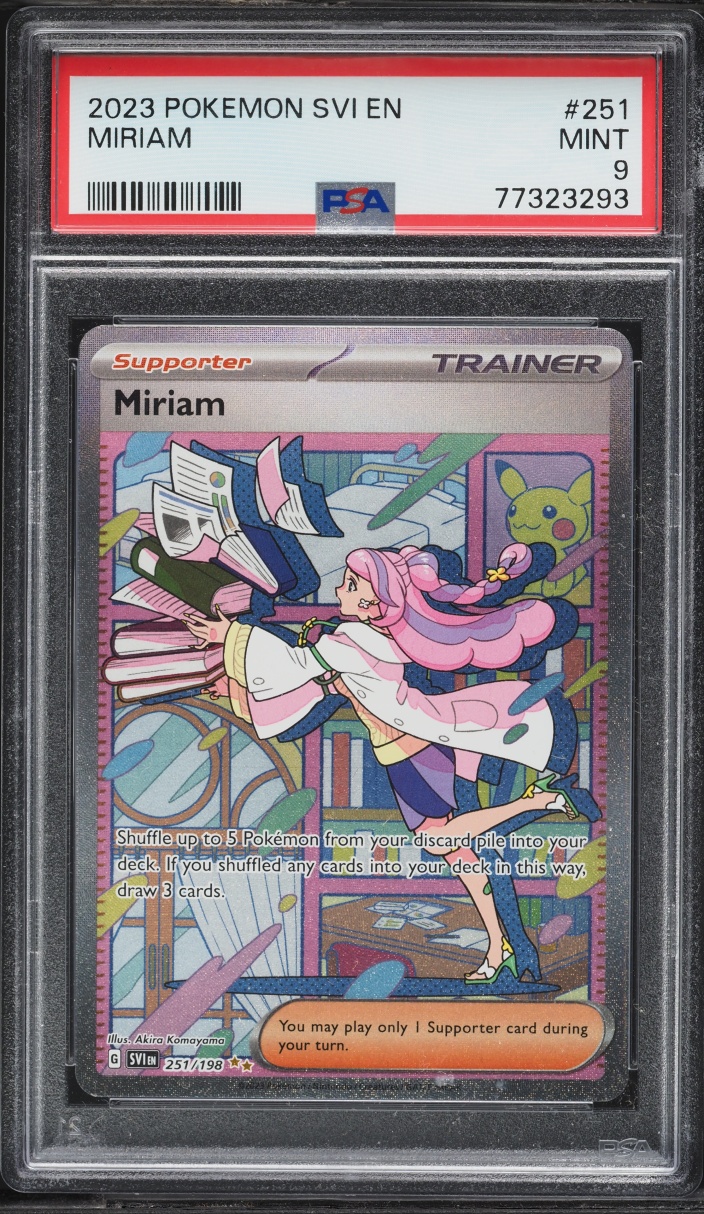2023 Pokemon Scarlet & Violet SIR Miriam #251 PSA 9 MINT