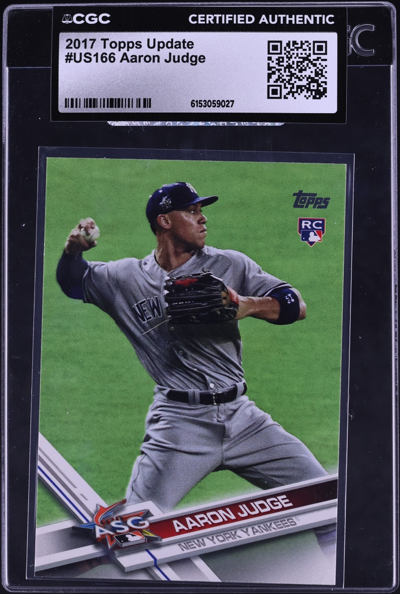2017 Topps Update Aaron Judge ROOKIE #US166 CGC AUTH