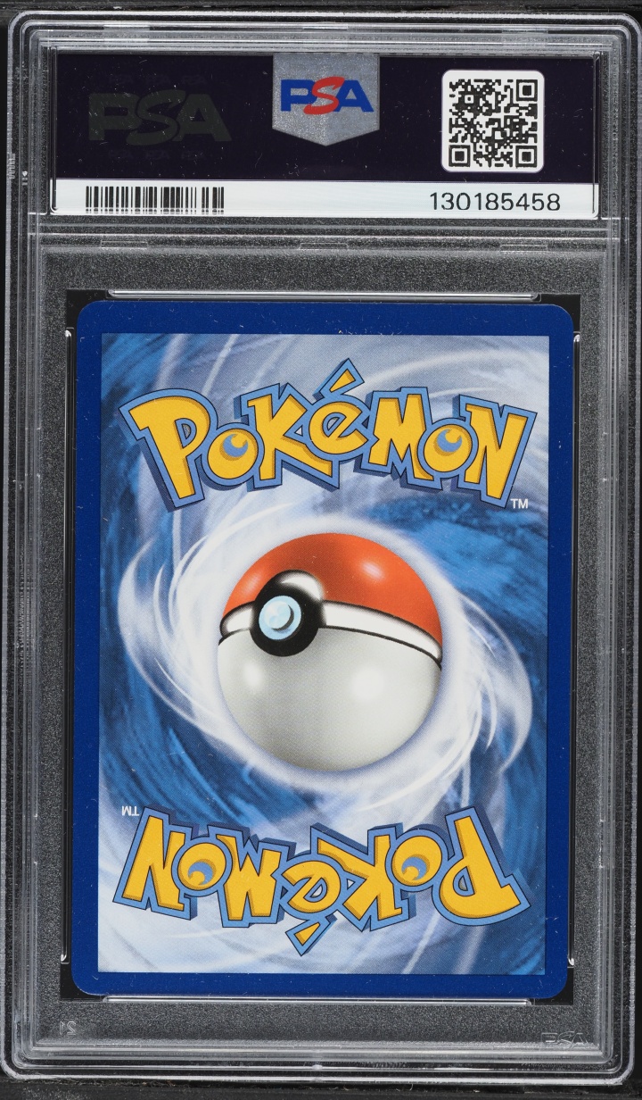 2019 Pokemon Sun & Moon Team Up Rainbow Rare Gengar & Mimikyu GX #186 PSA 9 MINT
