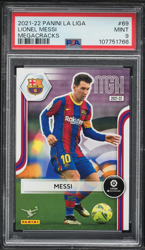 その他 2007 Futera Lionel Messi #165 2007 Futera Lionel Messi World Football Soccer #165 PSA 9