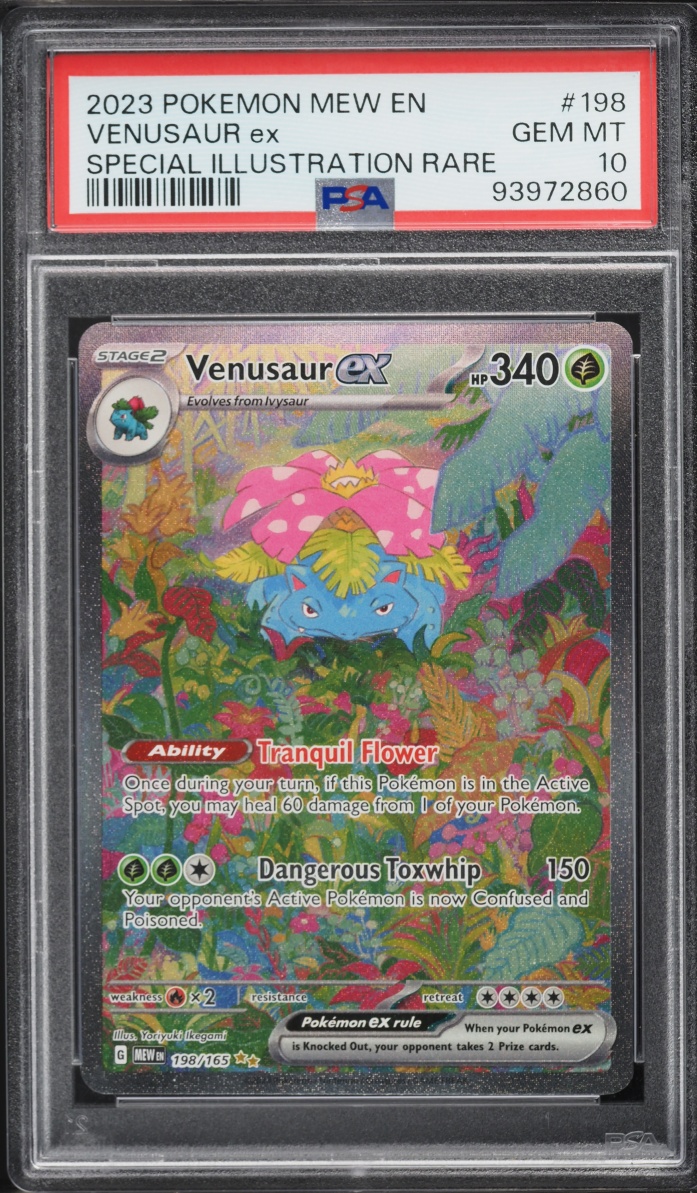 2023 Pokemon Scarlet & Violet 151 SIR Venusaur EX #198 PSA 10 GEM MINT