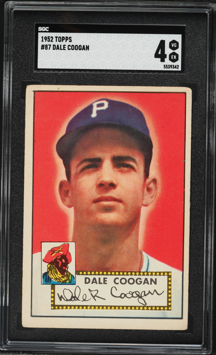 1952 Topps Dale Coogan #87 SGC 4 VGEX