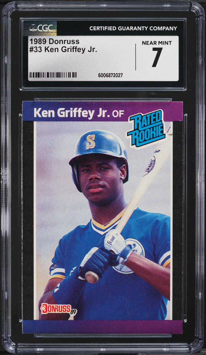 1989 Donruss Ken Griffey Jr. ROOKIE #33 CGC 7 NRMT