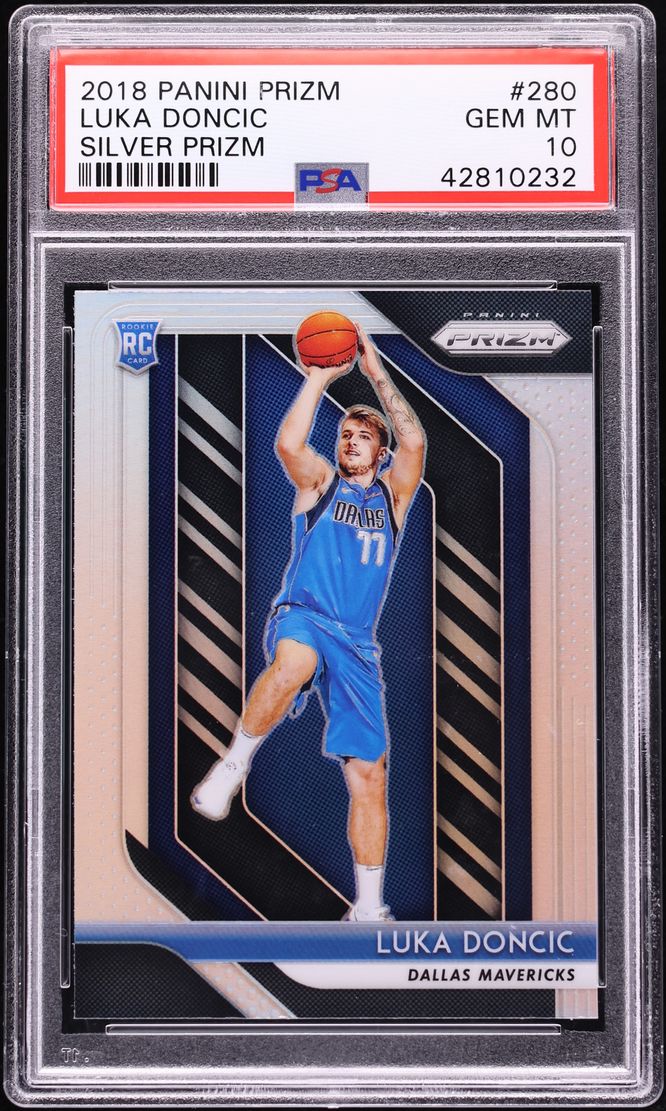 2018 Panini Prizm Silver Luka Doncic ROOKIE #280 PSA 10 GEM MINT