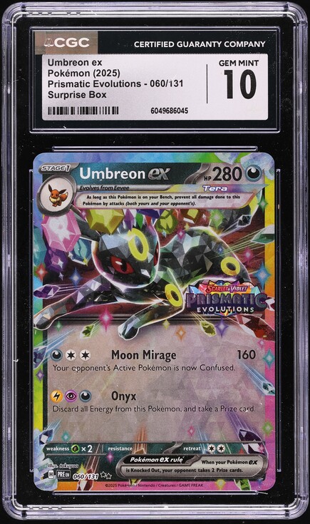 2024 Pokemon Japanese SV Terastal Fest ex Umbreon ex #93 PSA