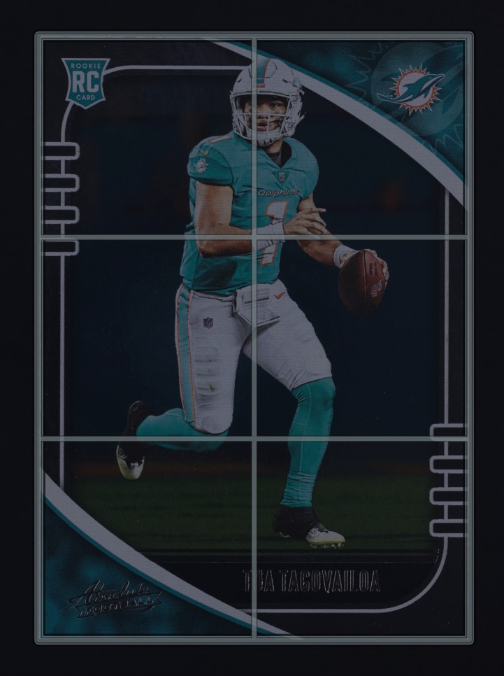 2020 Absolute Football Tua Tagovailoa ROOKIE #194 MBA AUTH