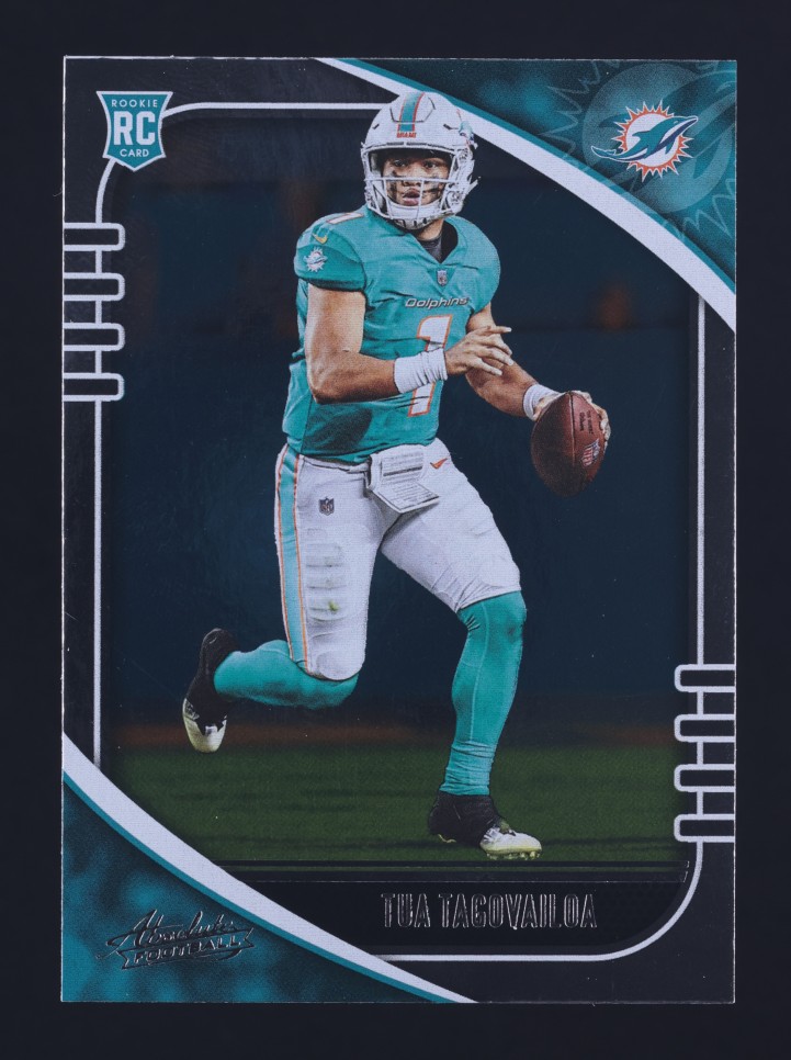 2020 Absolute Football Tua Tagovailoa ROOKIE #194 MBA AUTH