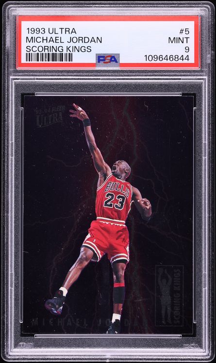 1993 Ultra Scoring Kings Michael Jordan #5 PSA 9 MINT - Photo 1