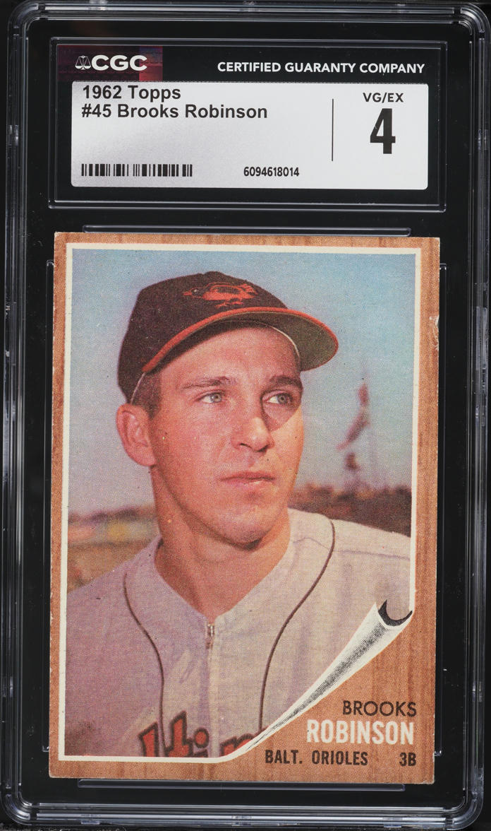 1962 Topps Brooks Robinson #45 CGC 4 VGEX