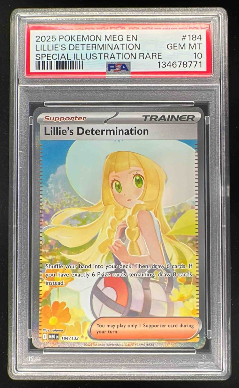 2025 Pokemon Japanese Mega Brave SAR Lillie's Determination #91