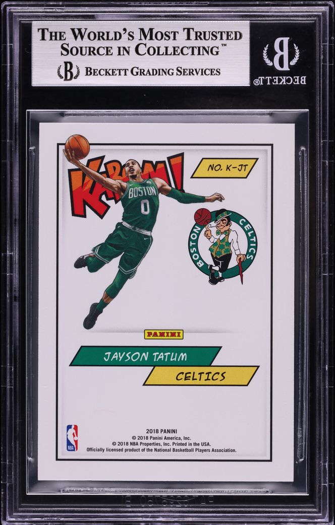 2018 Panini Kaboom! Gold Jayson Tatum ROOKIE /10 #K-JT BGS 9 MINT