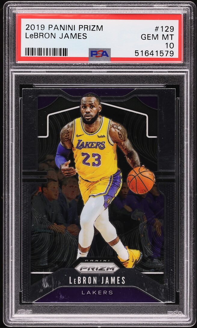 2019 Panini Prizm LeBron James #129 PSA 10 GEM MINT