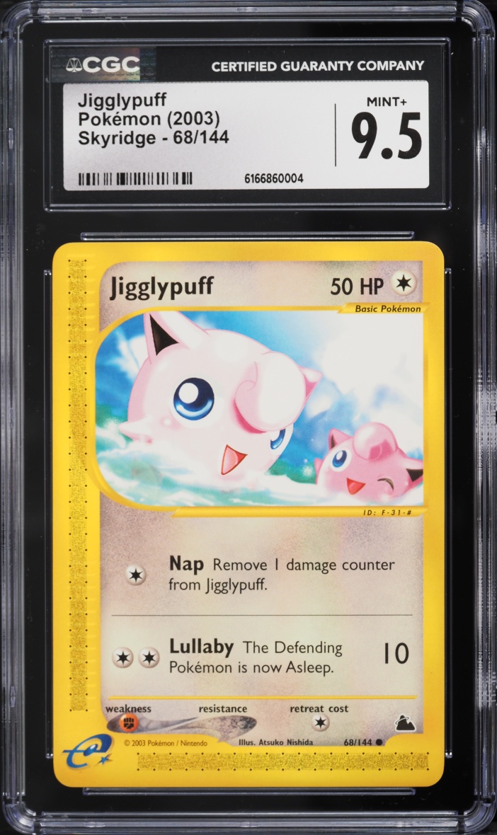 2003 Pokemon Skyridge Jigglypuff #68 CGC 9.5 MINT+