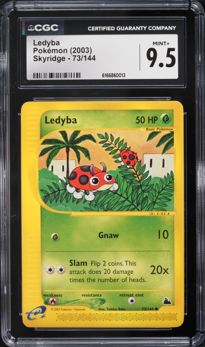 2003 Pokemon Skyridge Ledyba #73 CGC 9.5 MINT+