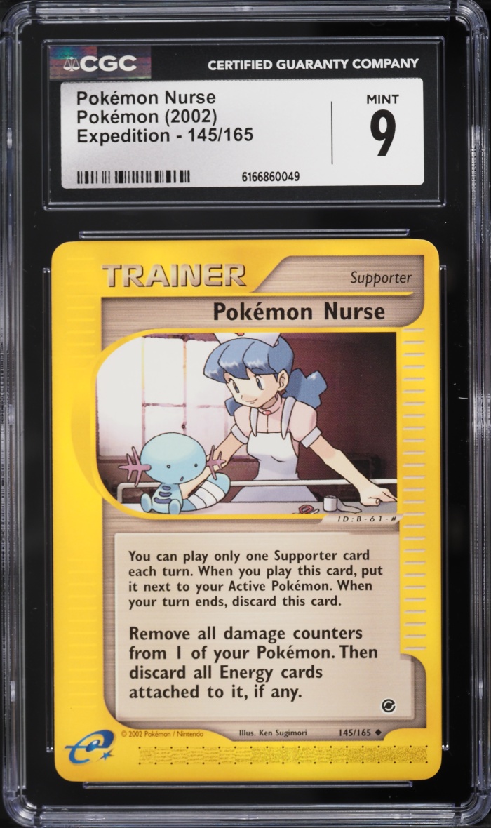 2002 Pokemon Expedition Pokemon Nurse #145 CGC 9 MINT