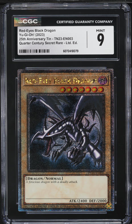 2023 Yu-Gi-Oh! 25th Anniversary Red Eyes Black Dragon #TN23