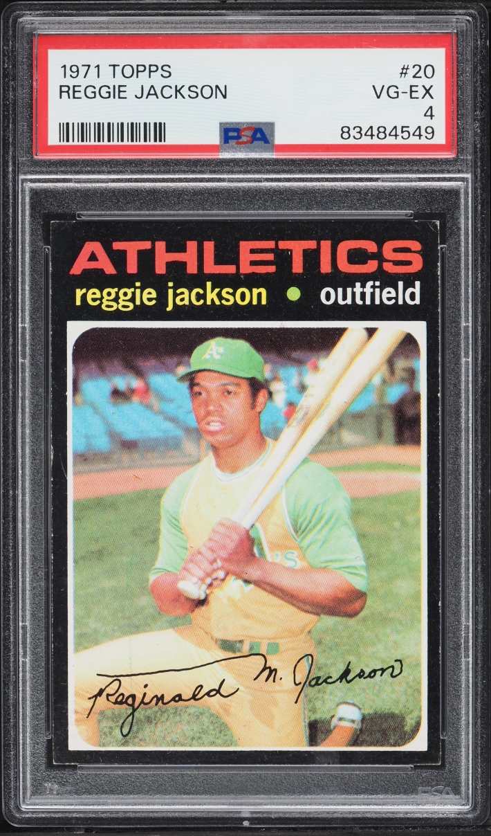 1971 Topps Reggie Jackson #20 PSA 4 VGEX