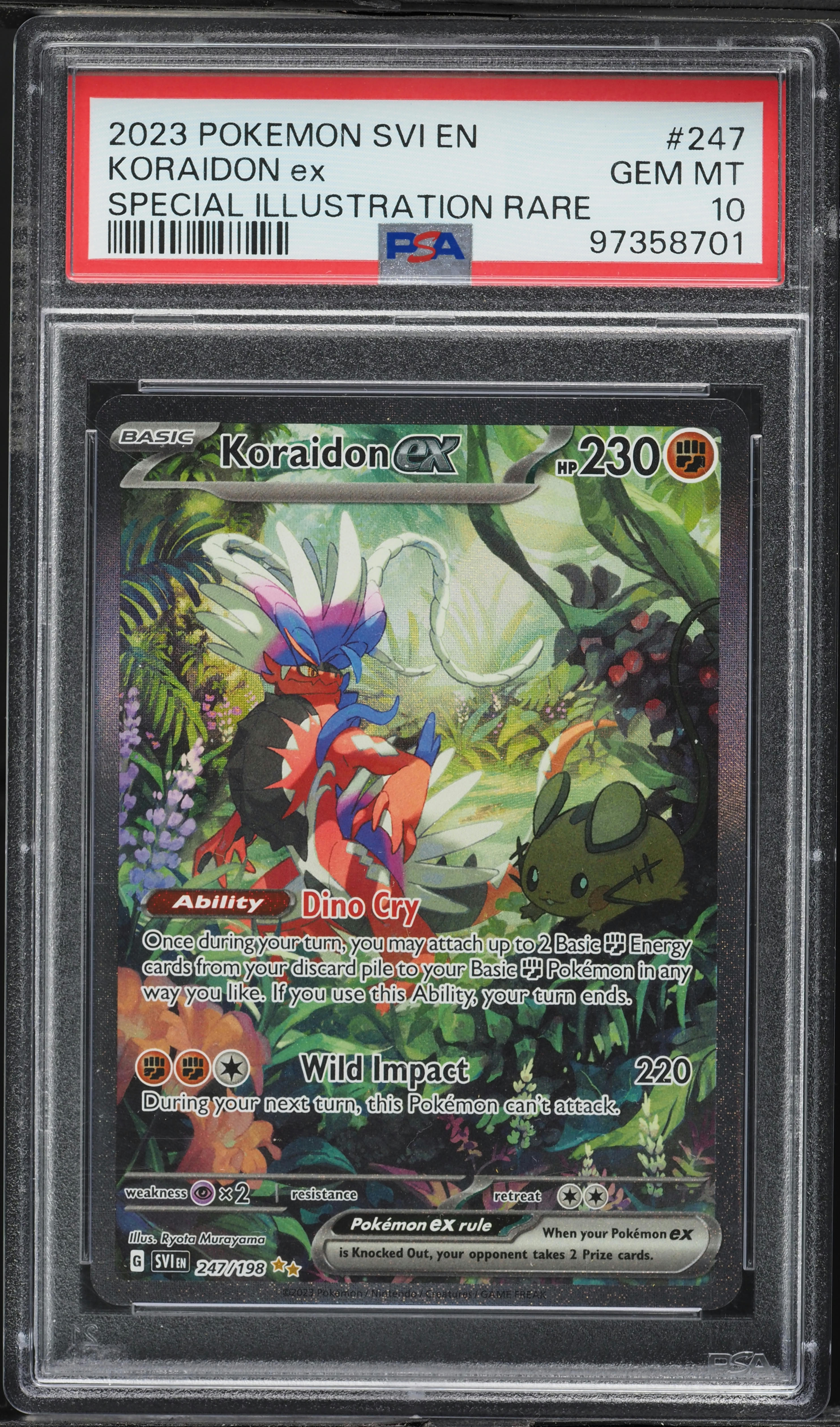 ポケモンカードゲーム 2023 Koraidon ex PSA 10 #103 2023 Koraidon ex PSA 10 - カルドバ