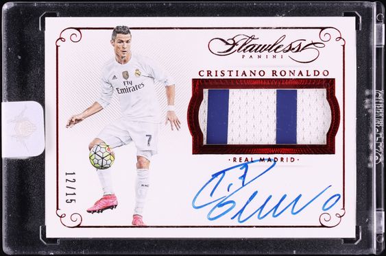 2015 Panini Flawless Signature Cristiano Ronaldo AUTO DNA 10 /25