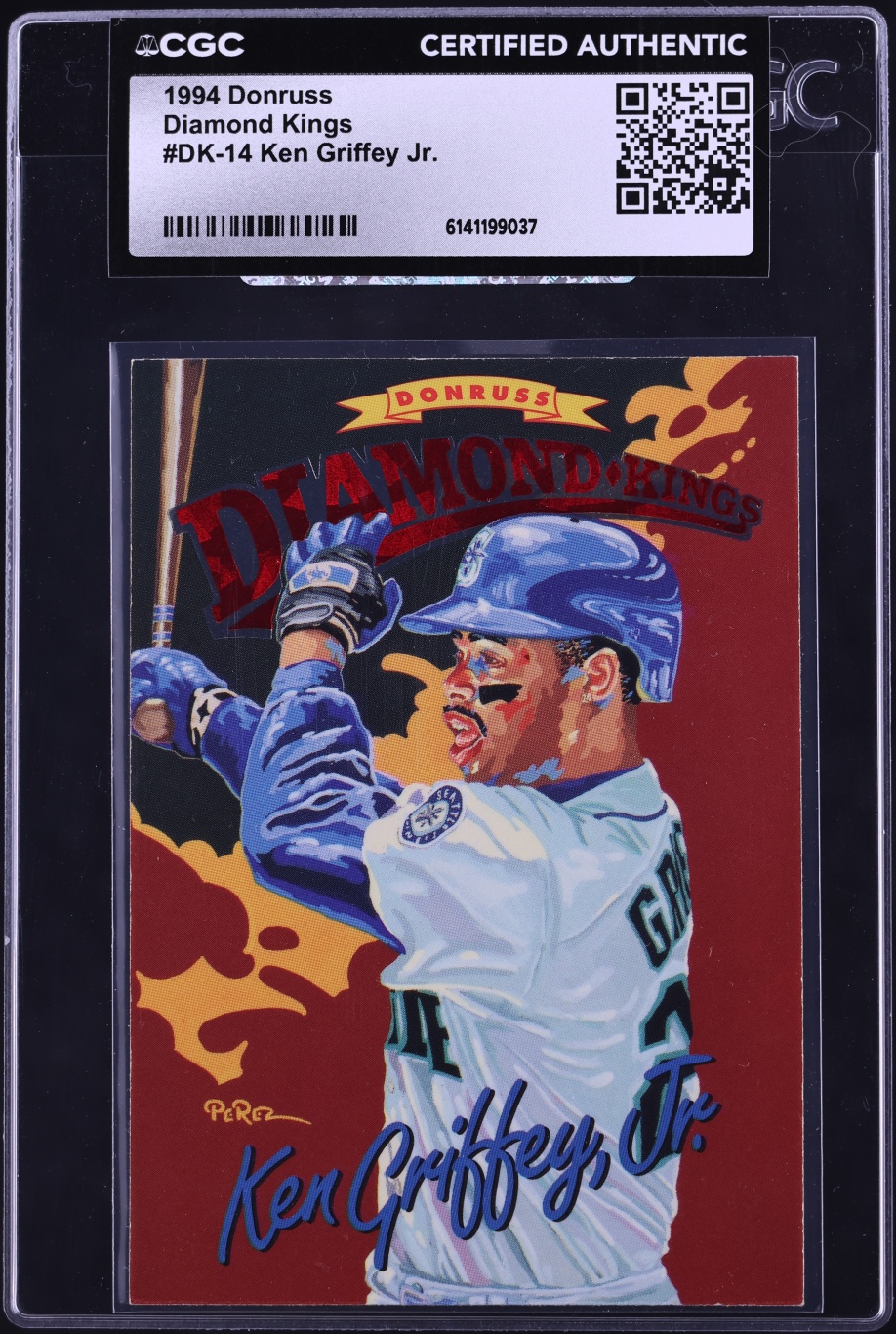 1994 Donruss Diamond Kings Ken Griffey Jr. #DK-14 CGC AUTH