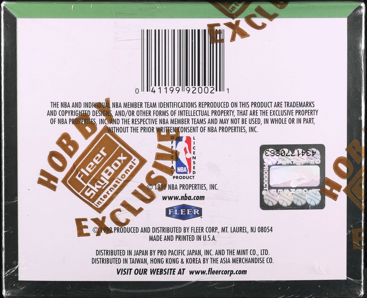 1998 Fleer Brilliants Basketball Sealed Hobby Box, 24ct Packs, 24kt Gold? - Photo 2