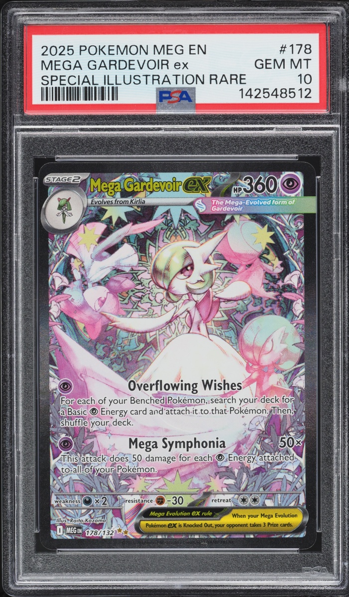 2025 Pokemon Mega Evolution SIR Mega Gardevoir ex #178 PSA 10 GEM MINT