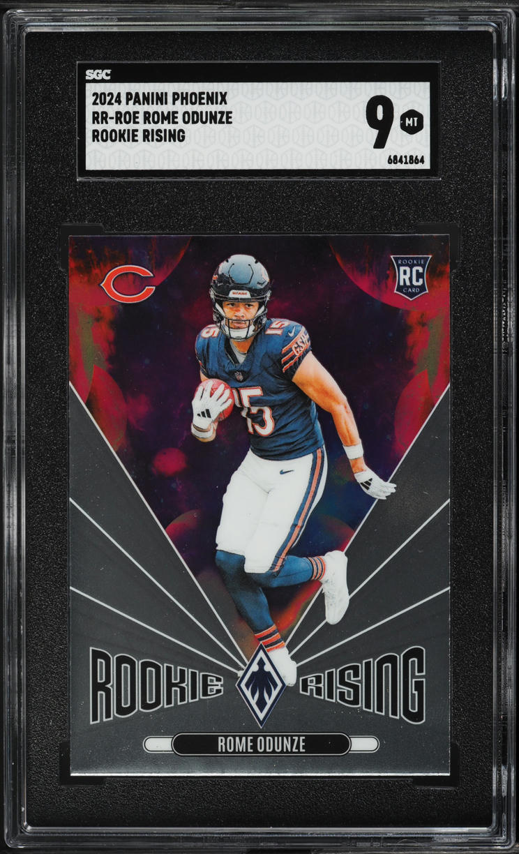 2024 Panini Phoenix Rising Rome Odunze ROOKIE #RR-ROE SGC 9 MINT