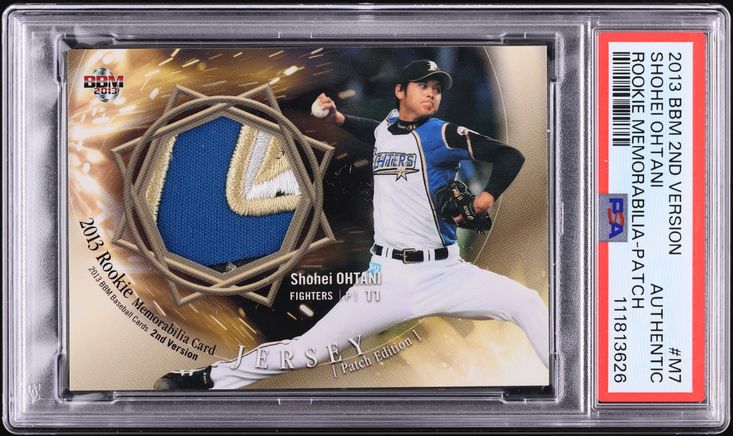 2014 BBM Classic Shohei Ohtani ROOKIE AUTO /10 #31 PSA 7 NRMT on