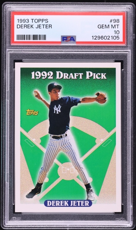 1993 Topps Derek Jeter ROOKIE #98 PSA 10 GEM MINT