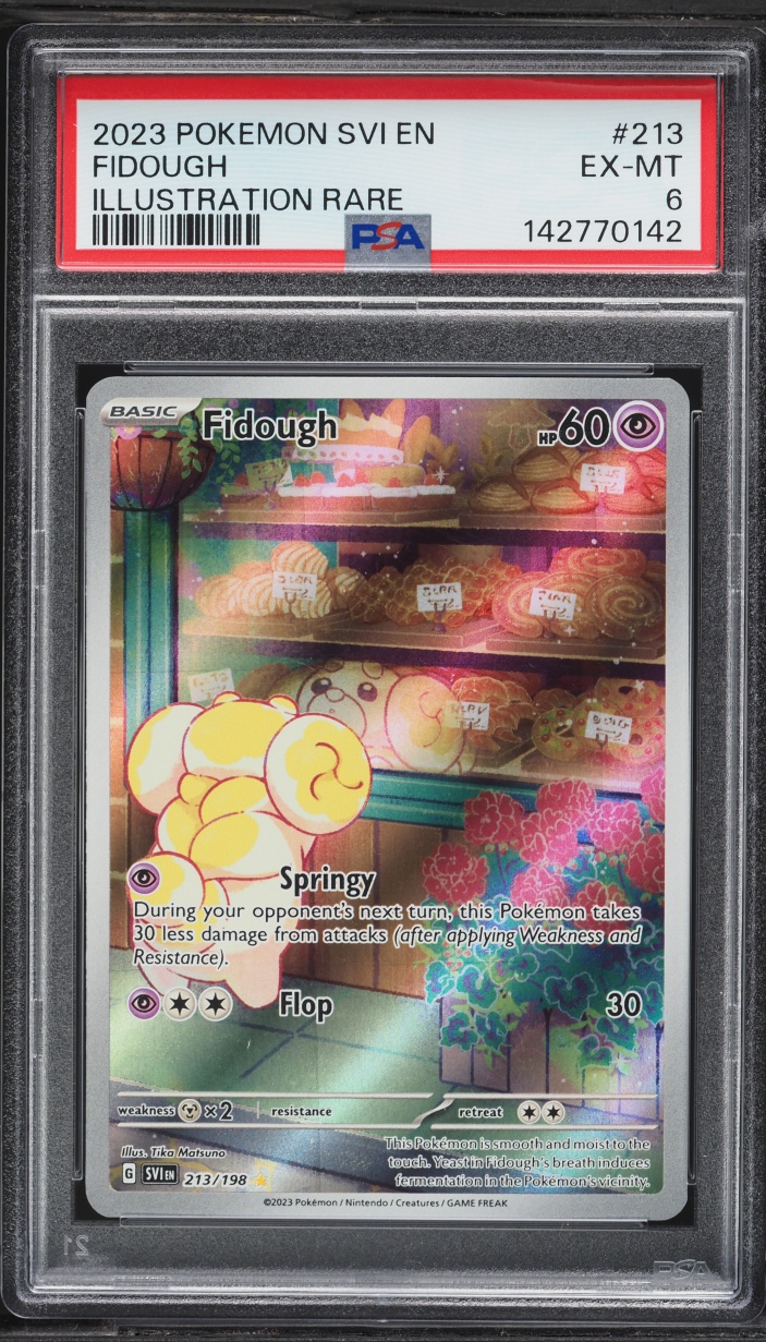 2023 Pokemon Scarlet & Violet IR Fidough #213 PSA 6 EXMT