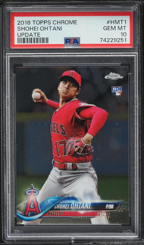 2018 Topps Chrome Update #HMT32 Shohei Ohtani RC Rookie BGS