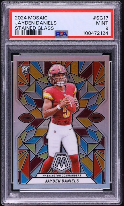 2024 Panini Mosaic Micro Jayden Daniels ROOKIE #MMJDS PSA 9