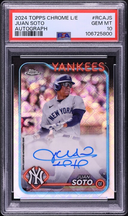その他 Juan Soto auto psa10 topps 2025 Topps Stars Of MLB Juan Soto #SMLB22 PSA 10 GEM MINT on