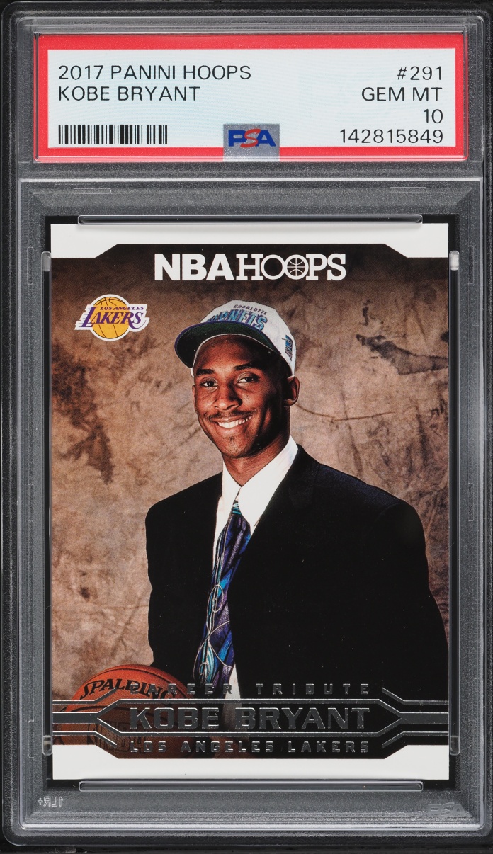 2017 Hoops Kobe Bryant #291 PSA 10 GEM MINT