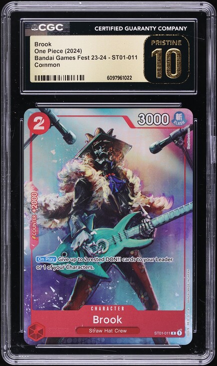2024 One Piece Japanese Premium Card Collection Fest Brook #011