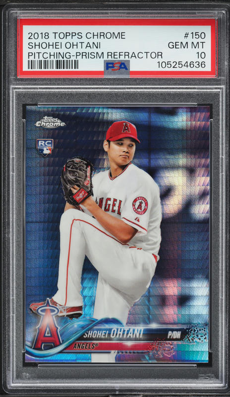2022 Topps Chrome Sapphire Edition Orange Shohei Ohtani /25 #1 PSA