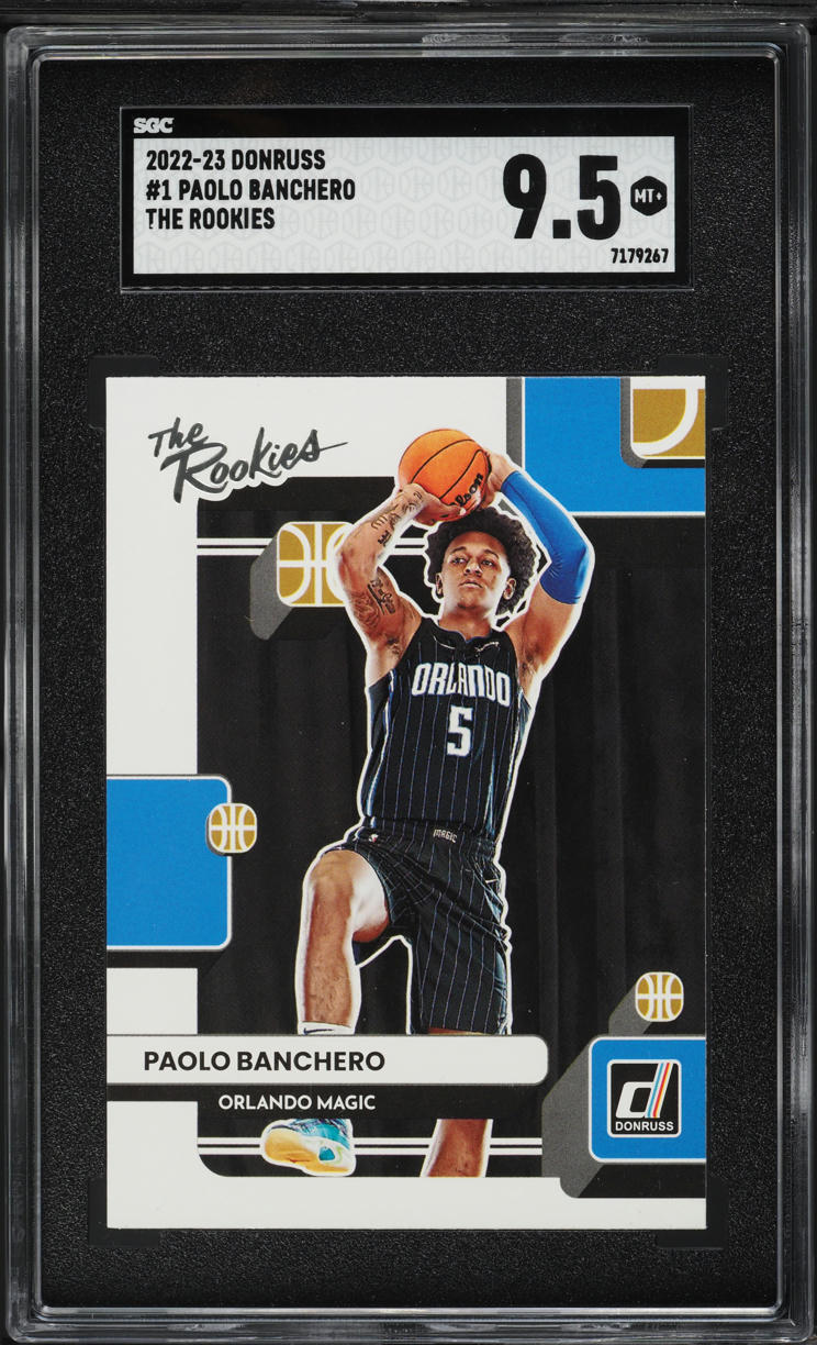 2022 Donruss The Rookies Paolo Banchero ROOKIE #1 SGC 9.5 MINT+