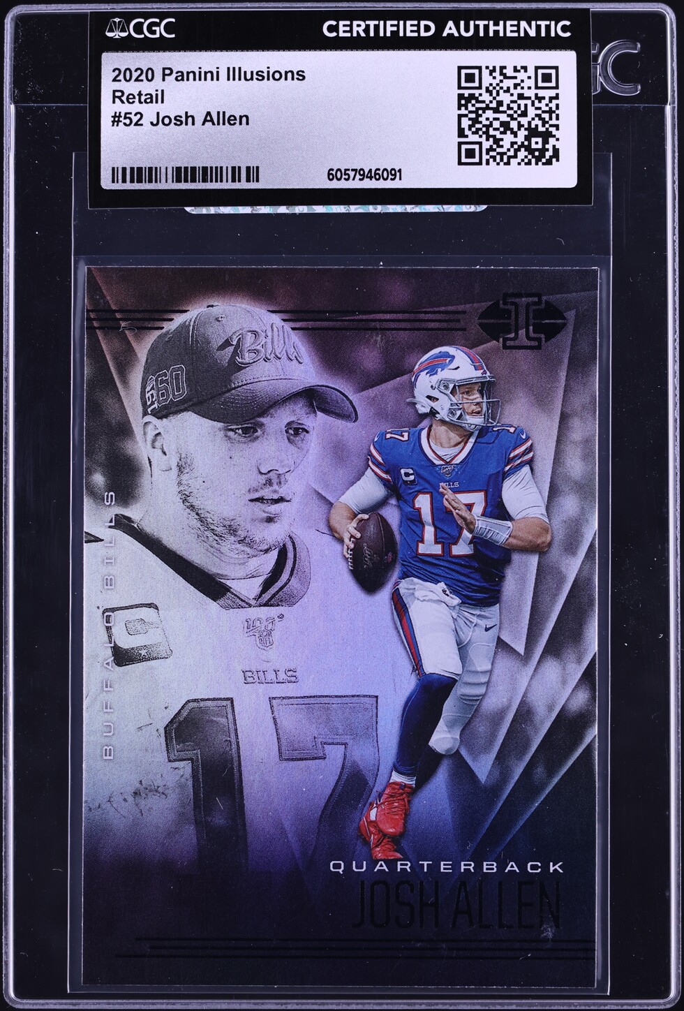 2020 Panini Illusions Retail Josh Allen #52 CGC AUTH