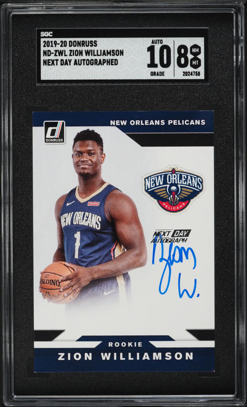 2019 Panini Mosaic Zion Williamson ROOKIE RC #269 PSA 10 GEM MINT