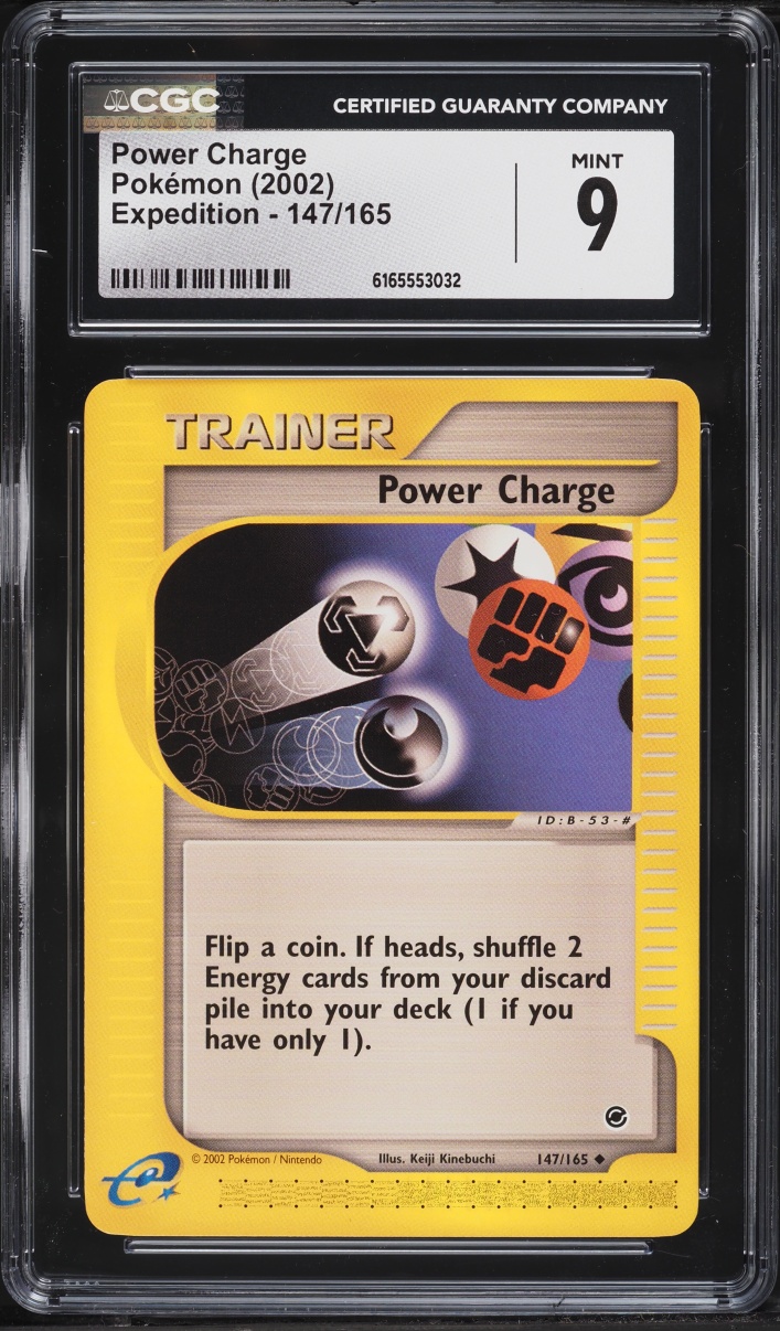 2002 Pokemon Expedition Power Charge #147 CGC 9 MINT