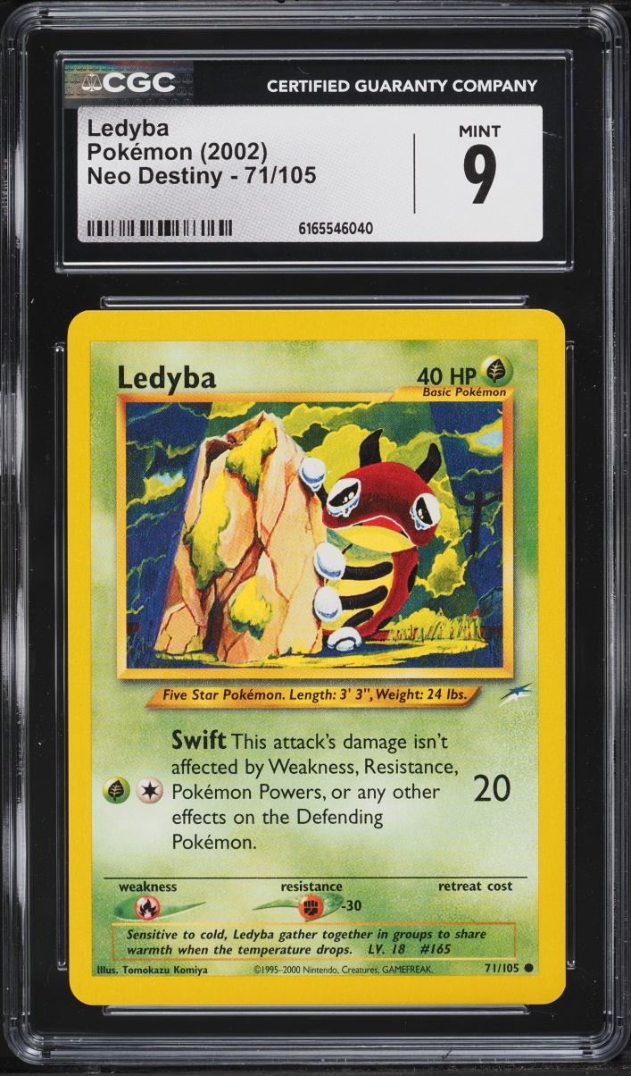 2002 Pokemon Neo Destiny Ledyba #71 CGC 9 MINT