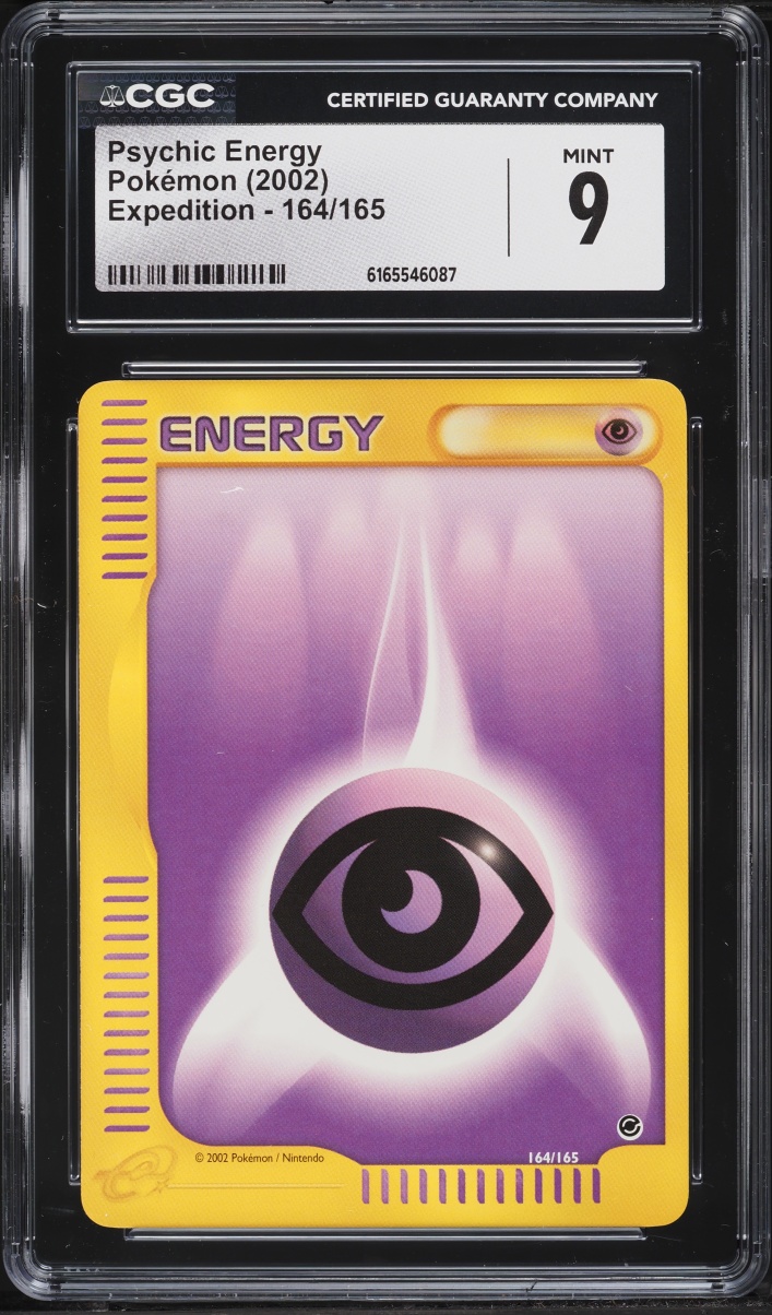 2002 Pokemon Expedition Psychic Energy #164 CGC 9 MINT